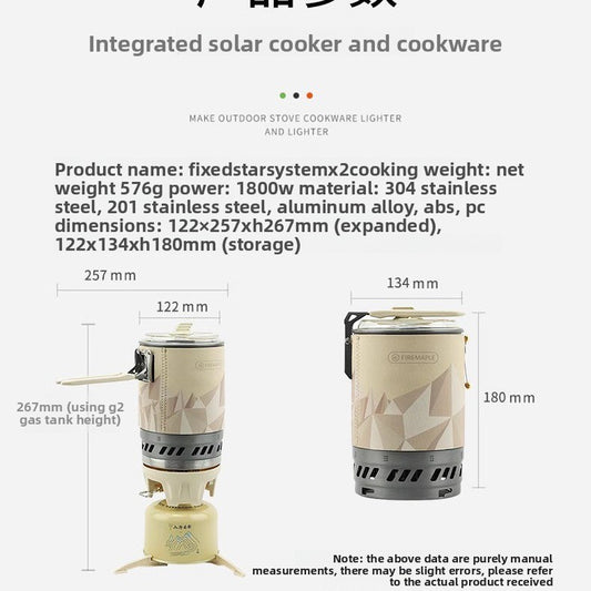 Stellar X5 Camping Stove & Pot Set