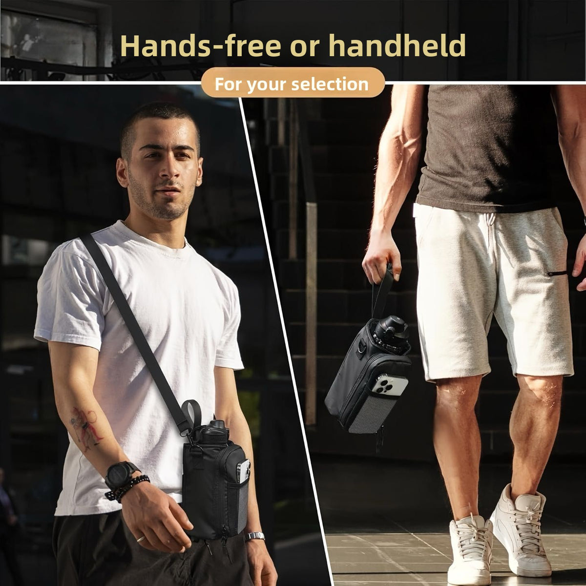 PY-6 Magnetic Gym Bag – Bottle Holder & Phone Pouch