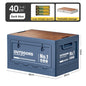 Foldable Side-Opening Camping Storage Box – Optional Wooden Top