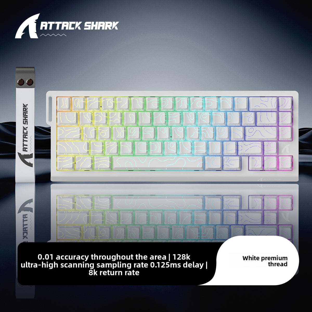 66-Key Magnetic Switch RGB Gaming Keyboard – Wired USB