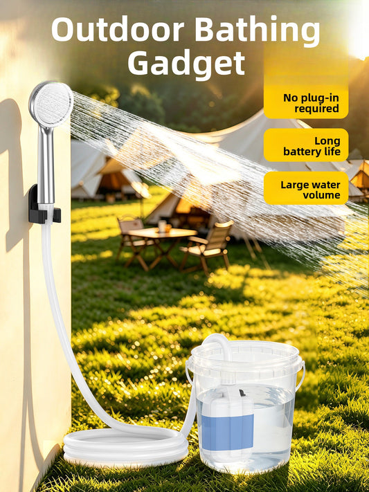 Rechargeable Portable Camping Shower with 1.7 m Hose