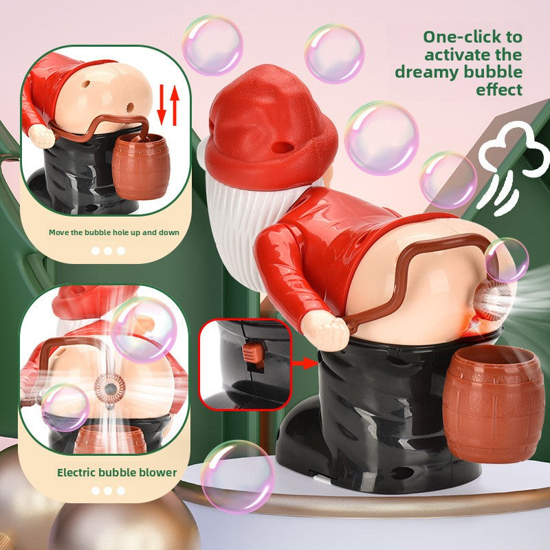 Electric Christmas Bubble Machine – Santa or Gnome — QIUOLA | qiuola.com