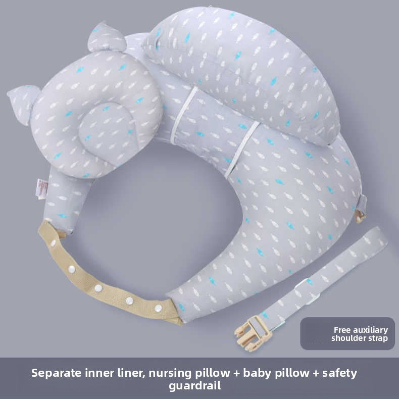 U-Shaped Nursing Pillow with Soft Fibre Filling — QIUOLA | qiuola.com