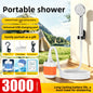 Rechargeable Portable Camping Shower with 1.7 m Hose