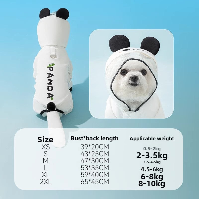 Lightweight Four-Leg Dog Raincoat | XS–XXL