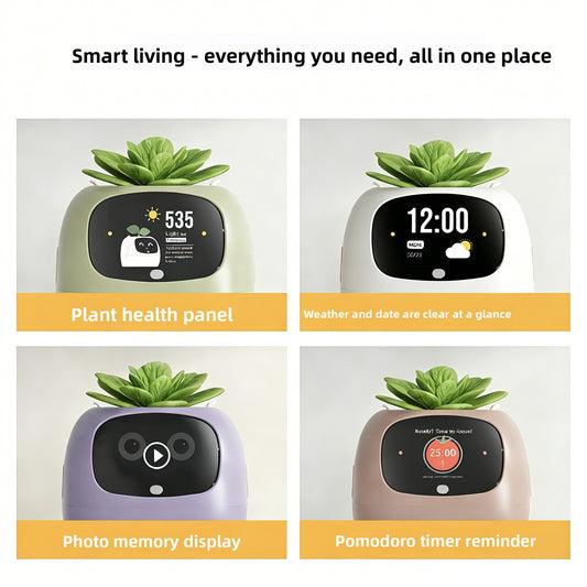 Smart Plant Companion Robot – Interactive Desktop Decor