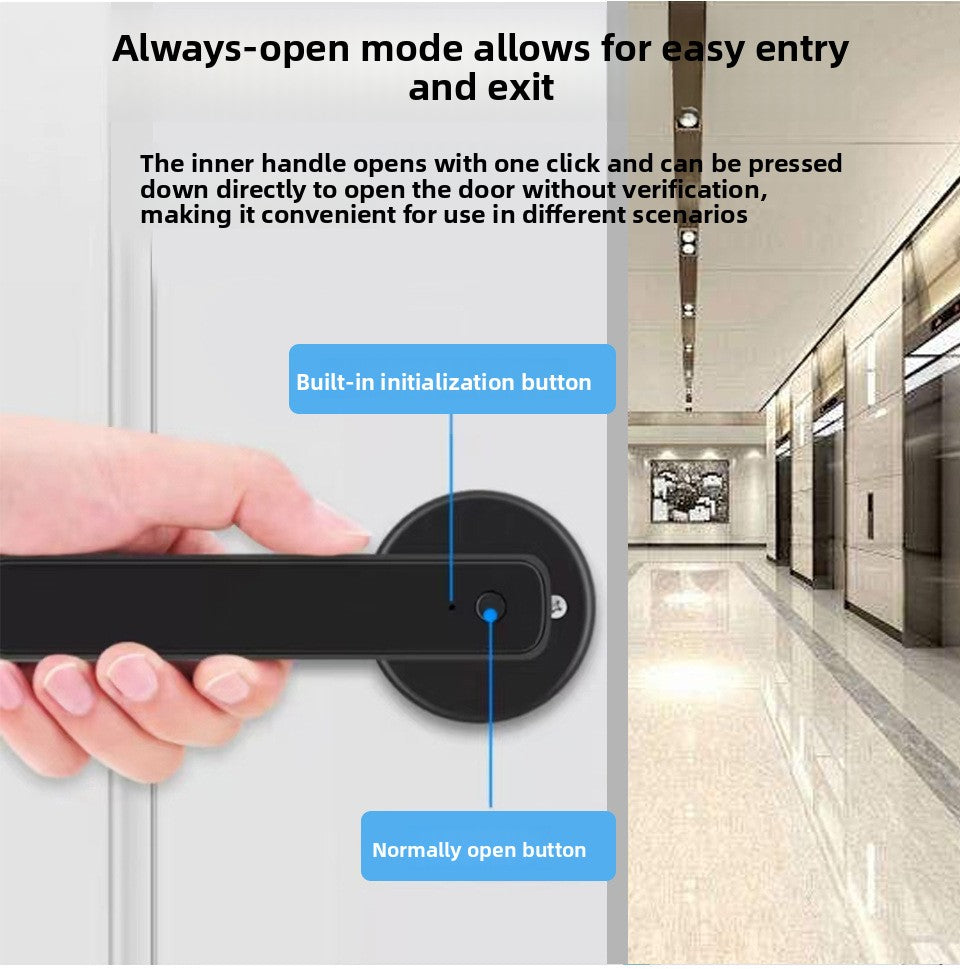 FF03 Fingerprint Door Lock with Bluetooth & Key Access
