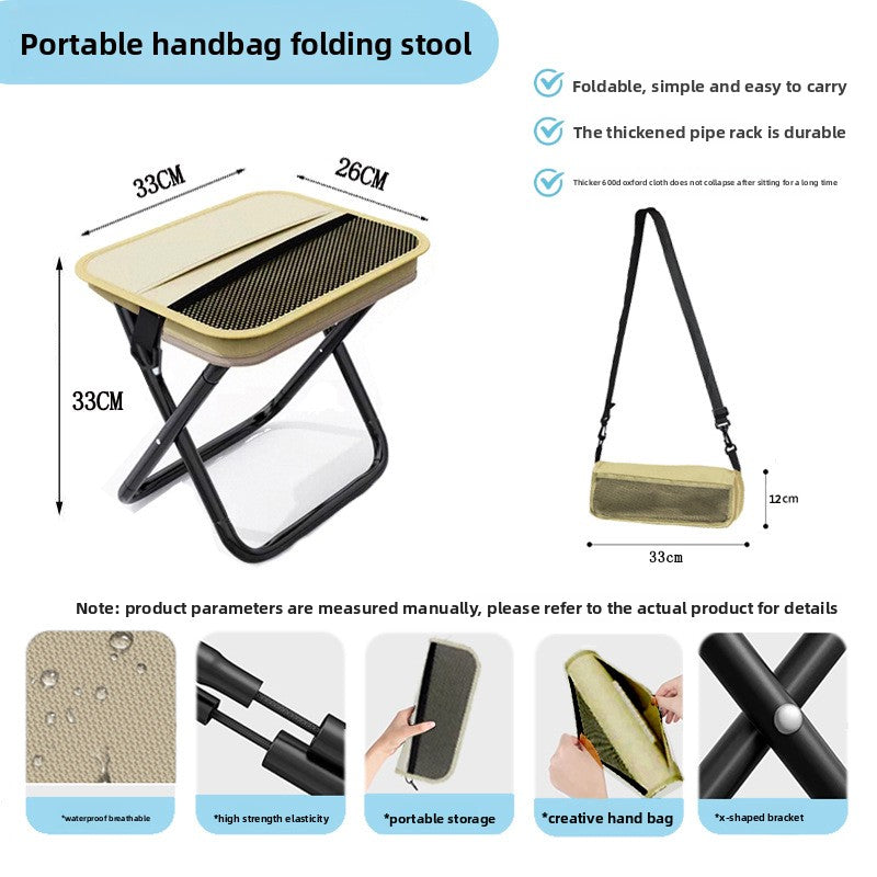 Portable Folding Camping Chair – Steel Frame