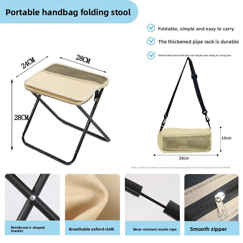 Portable Folding Camping Chair – Steel Frame