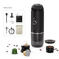 Portable Self-Heating Coffee Maker for Grounds & Capsules