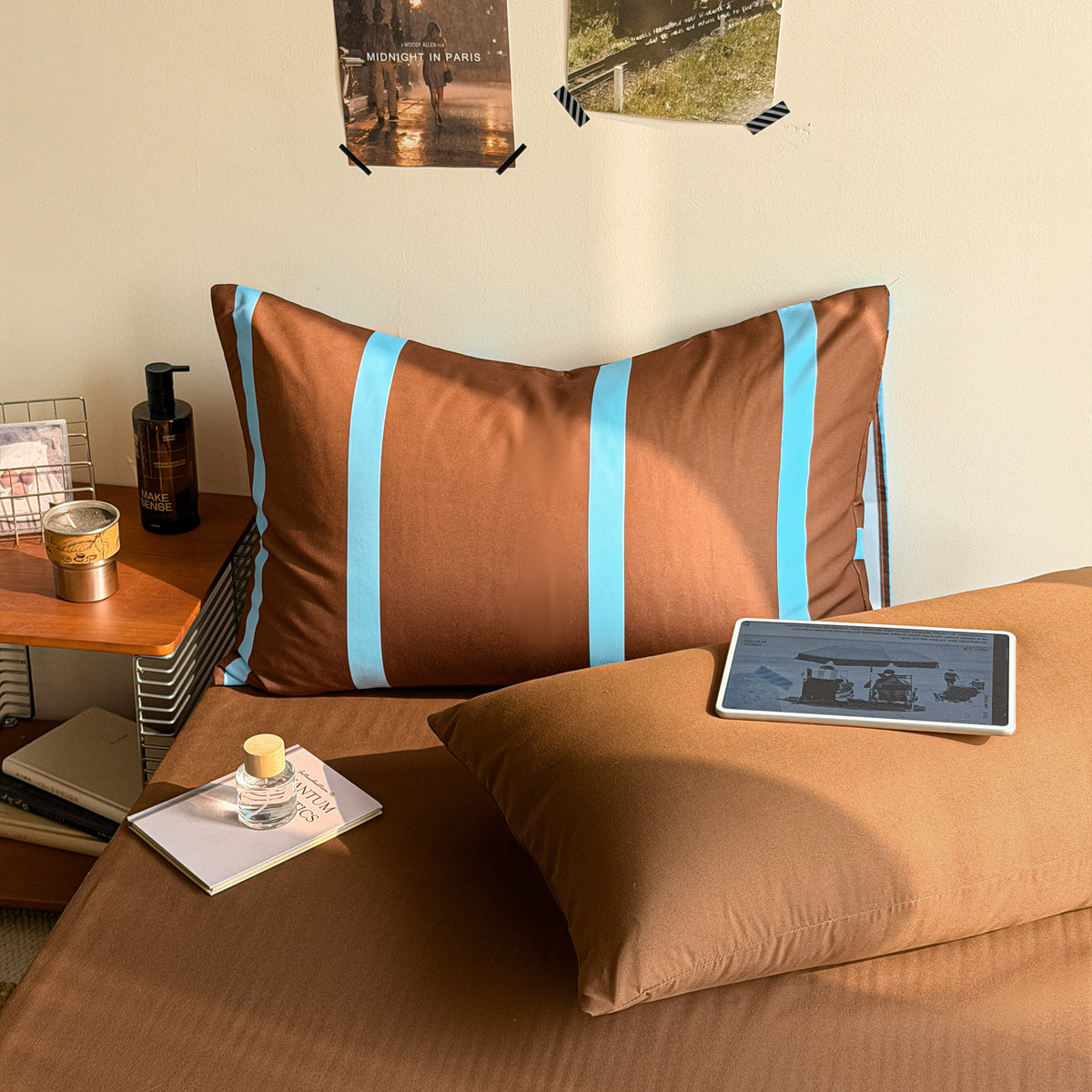 Striped Polyester Duvet Cover Set – 3 & 4 Pieces