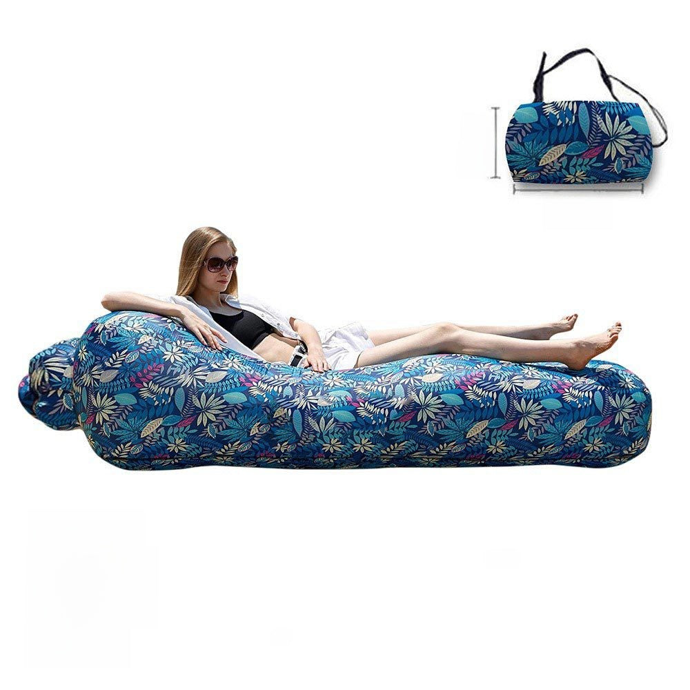 Portable Inflatable Camping Lounger – 190 × 75 × 45 cm