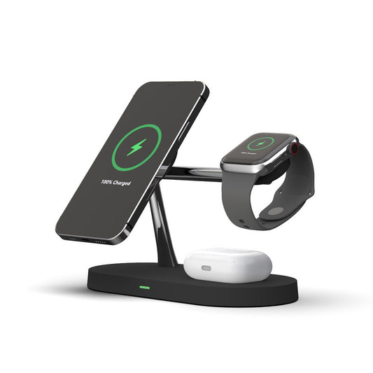 3-in-1 Magnetic Wireless Charging Stand with Night Light