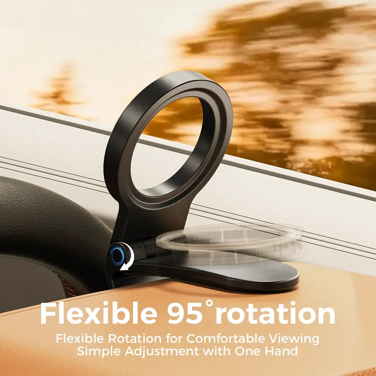 Foldable Magnetic Phone Stand – Adjustable, Black — QIUOLA | qiuola.com
