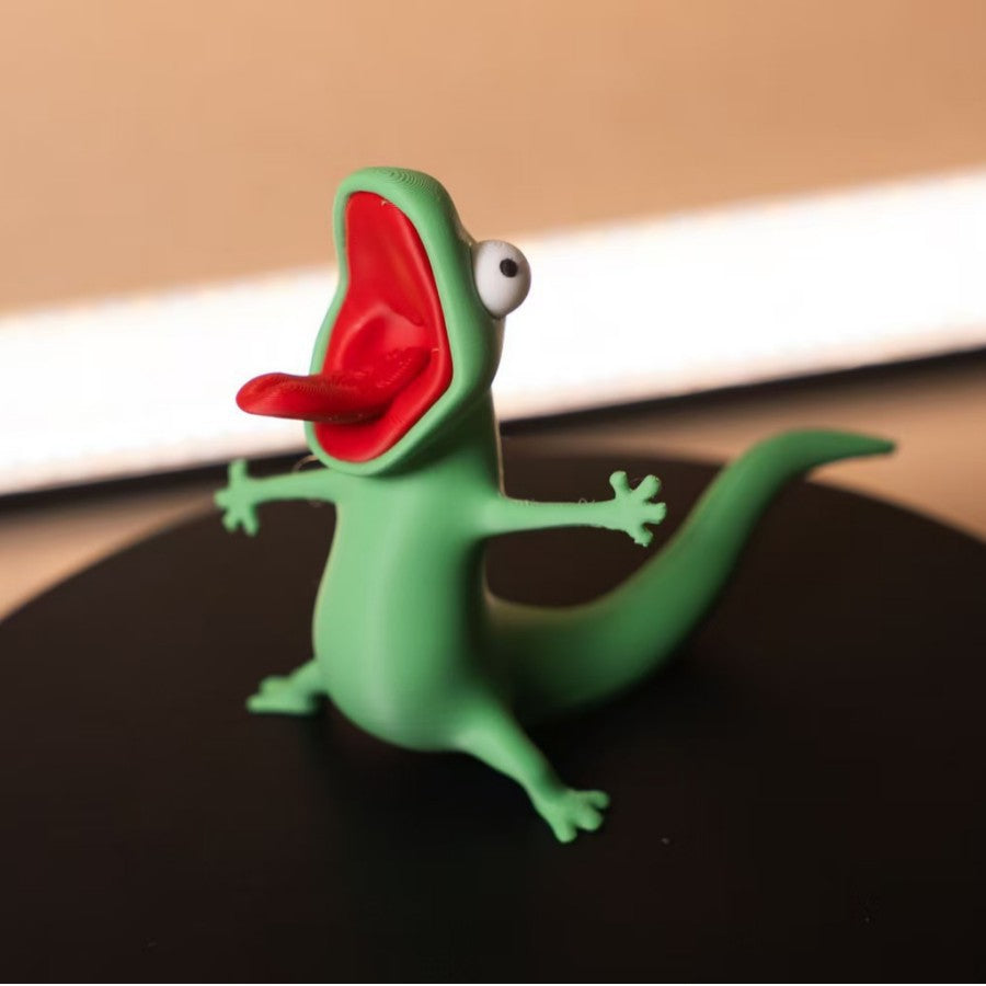 3D-Printed Lizard Desk Ornament – Spring or Springless — QIUOLA | qiuola.com