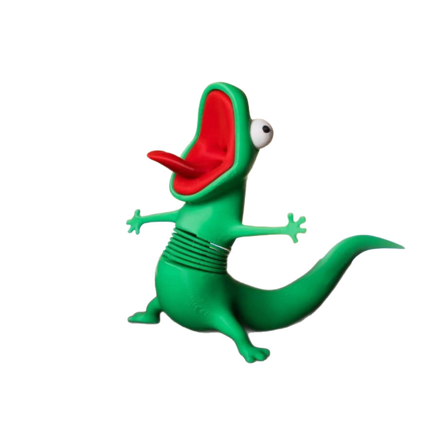 3D-Printed Lizard Desk Ornament – Spring or Springless — QIUOLA | qiuola.com