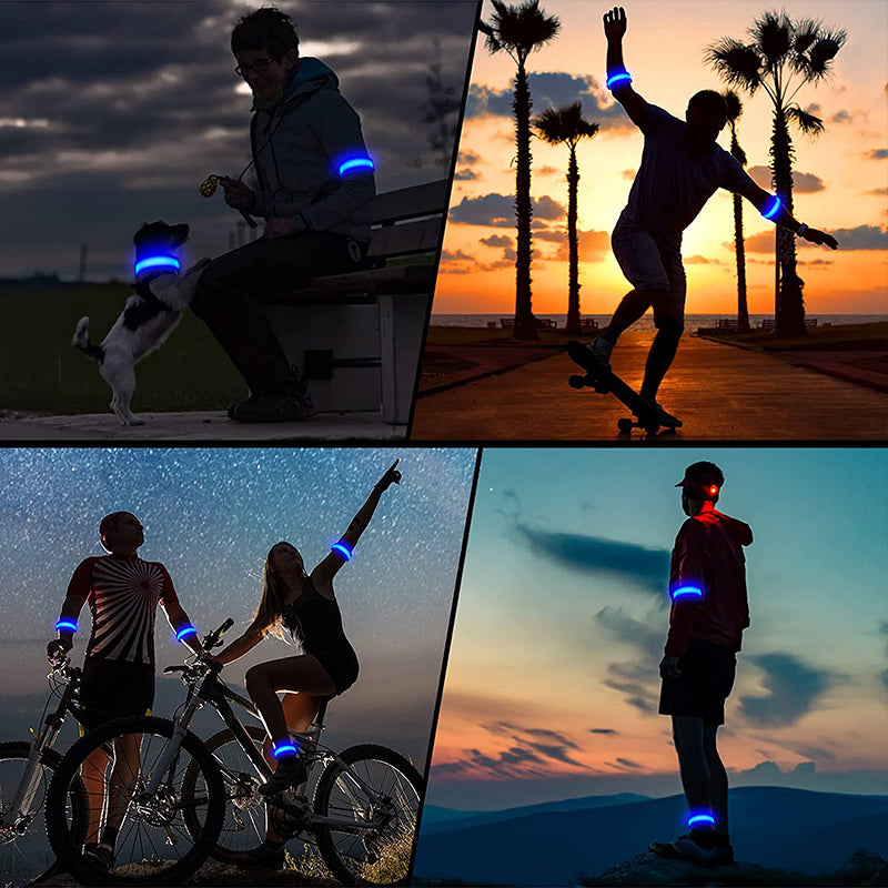 USB-Rechargeable Glowing Running Armband — QIUOLA | qiuola.com