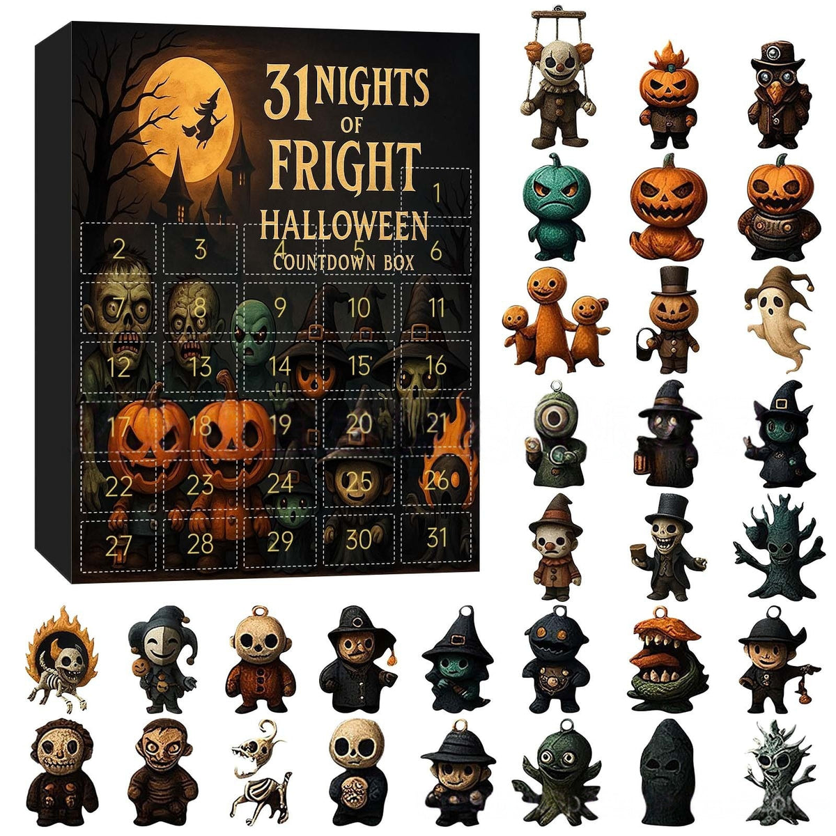 Halloween Countdown Calendar Blind Box — QIUOLA | qiuola.com