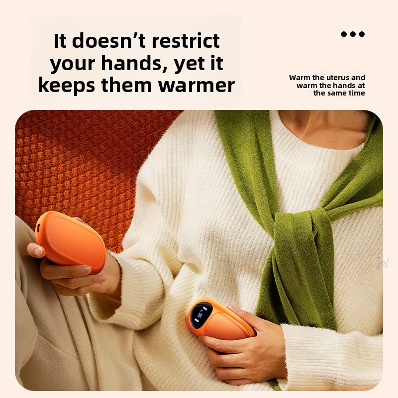 Magnetic Rechargeable Hand Warmer with Digital Display — QIUOLA | qiuola.com