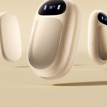 Magnetic Rechargeable Hand Warmer with Digital Display — QIUOLA | qiuola.com
