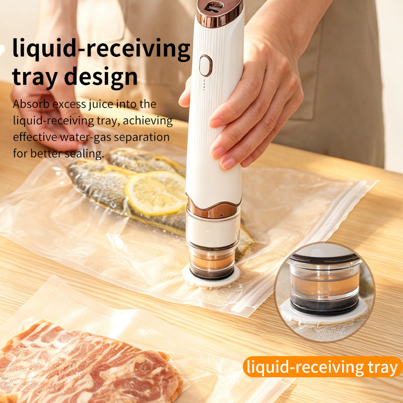Rechargeable Handheld Vacuum Sealer – XLDZ-720 — QIUOLA | qiuola.com