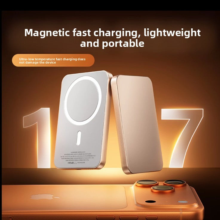 Slim Magnetic Wireless Power Bank – 5,000 & 10,000 mAh — QIUOLA | qiuola.com