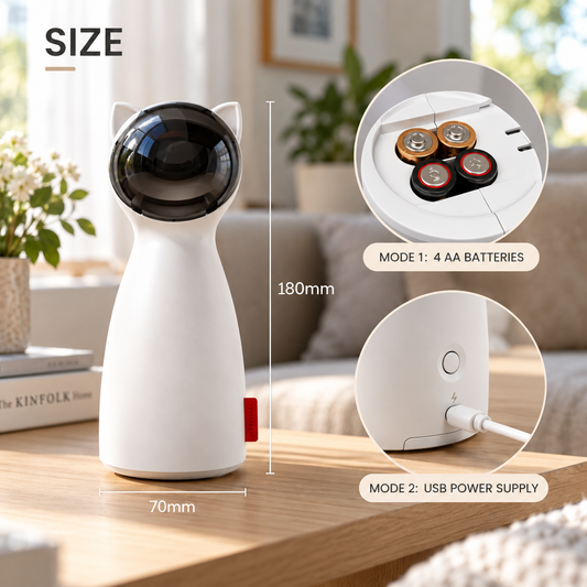 LaserPaw Smart Cat Laser Toy — QIUOLA | qiuola.com