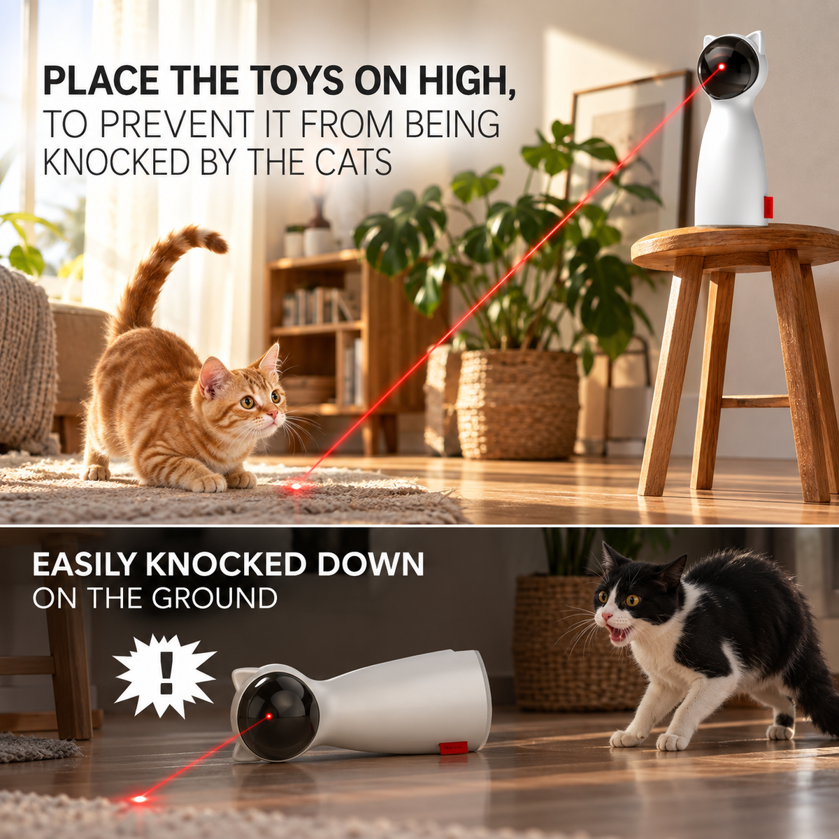 LaserPaw Smart Cat Laser Toy — QIUOLA | qiuola.com
