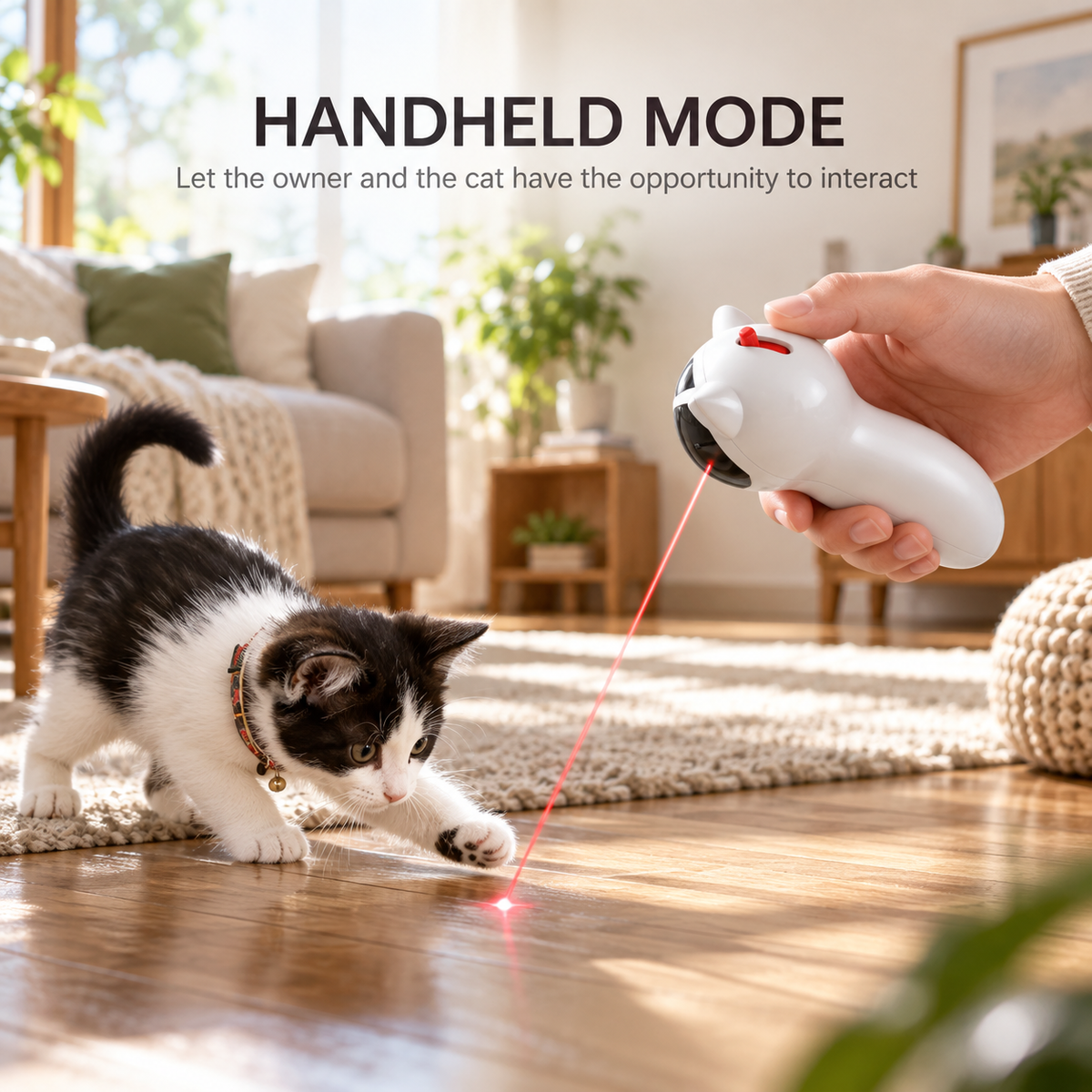 LaserPaw Smart Cat Laser Toy — QIUOLA | qiuola.com