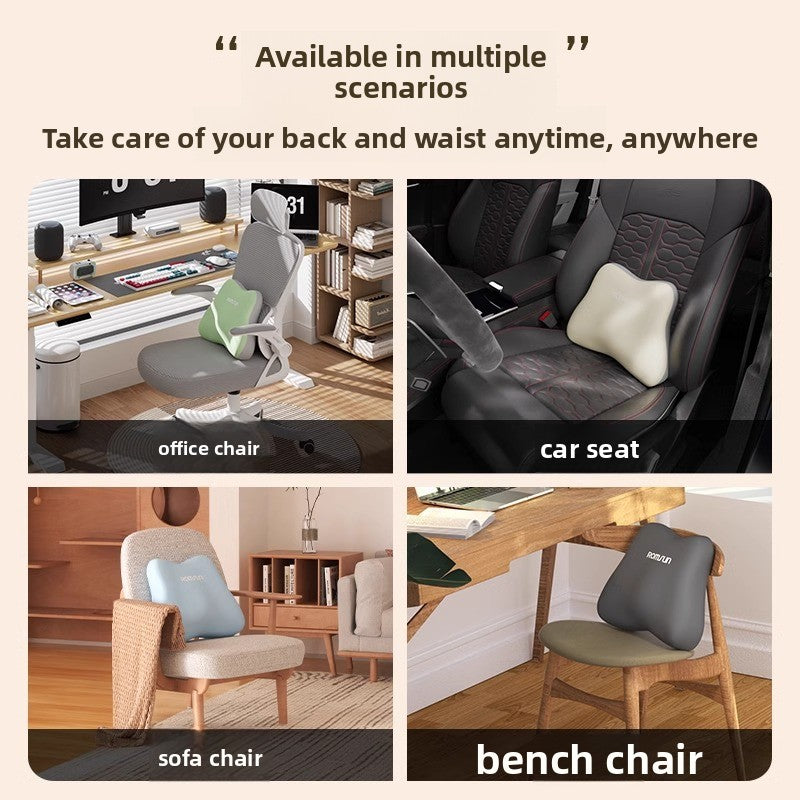 Ergonomic Memory Foam Lumbar Support Cushion — QIUOLA | qiuola.com
