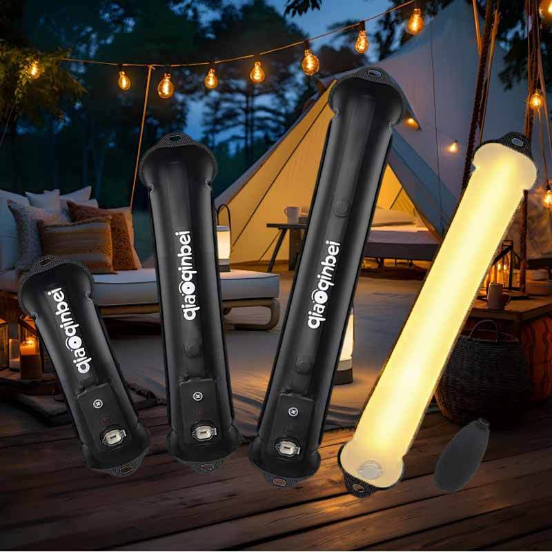 Inflatable LED Camping Lamp – USB Rechargeable with Magnetic Base — QIUOLA | qiuola.com