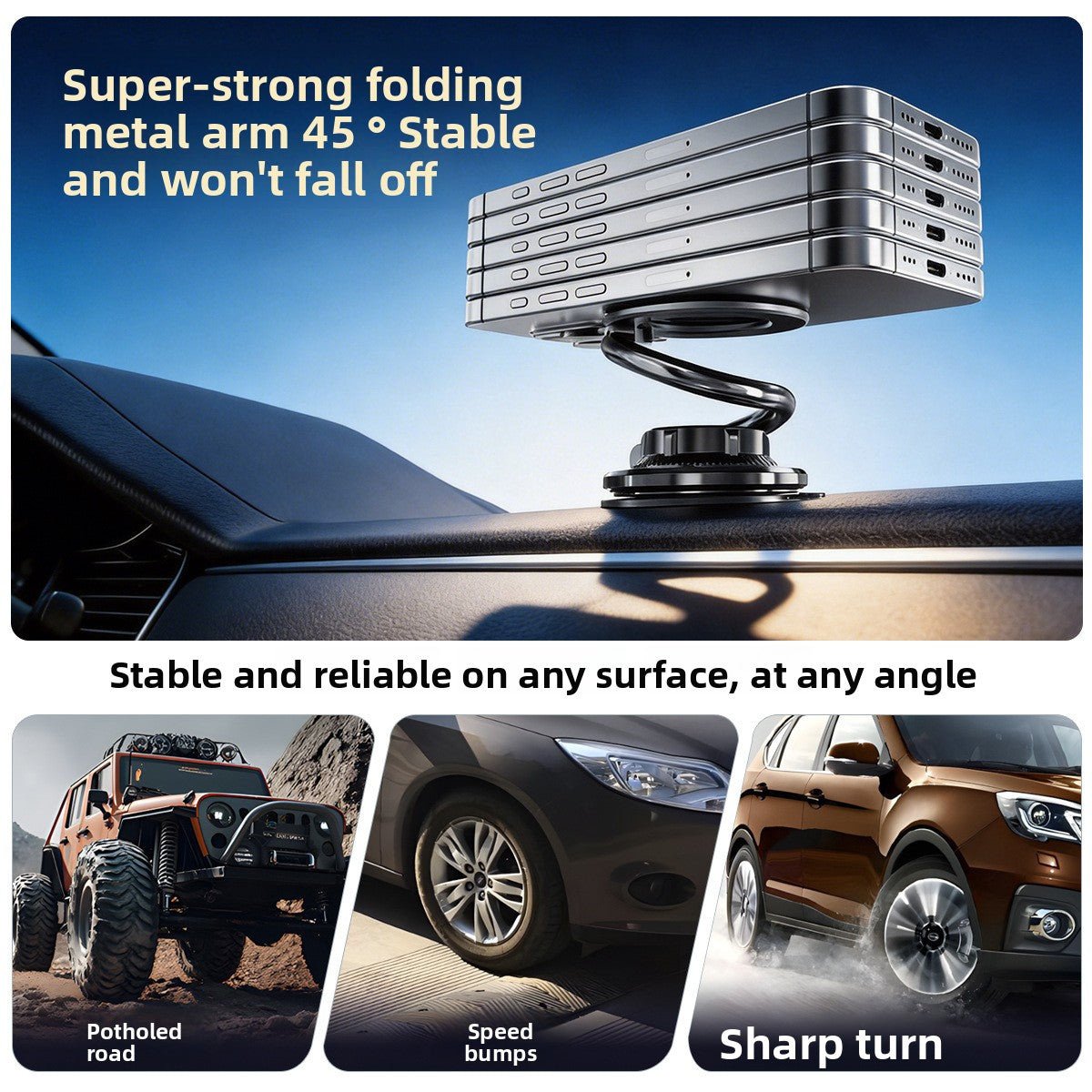 MagSafe-Compatible Magnetic Phone Mount with Suction Base — QIUOLA | qiuola.com