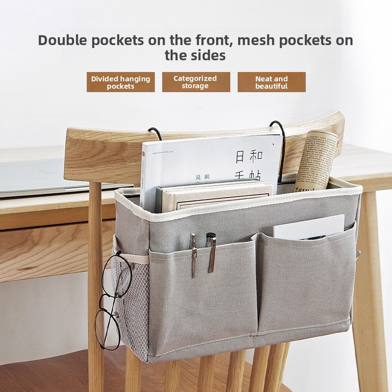 Cotton-Linen Hanging Storage Organizer – Beige or Grey — QIUOLA | qiuola.com