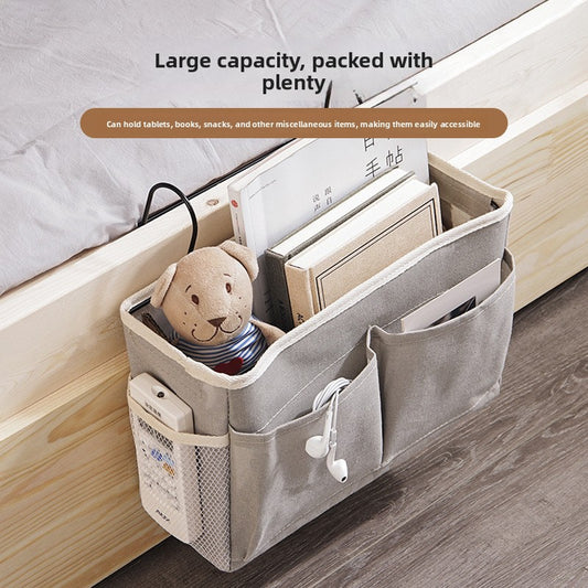 Cotton-Linen Hanging Storage Organizer – Beige or Grey — QIUOLA | qiuola.com