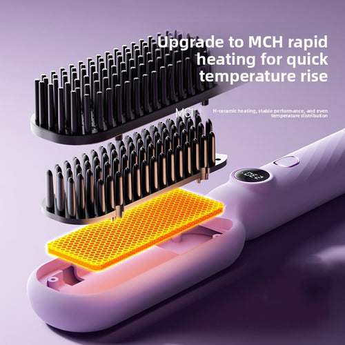 Ceramic-Coated Hair Straightening Comb – 5 Temperature Settings — QIUOLA | qiuola.com