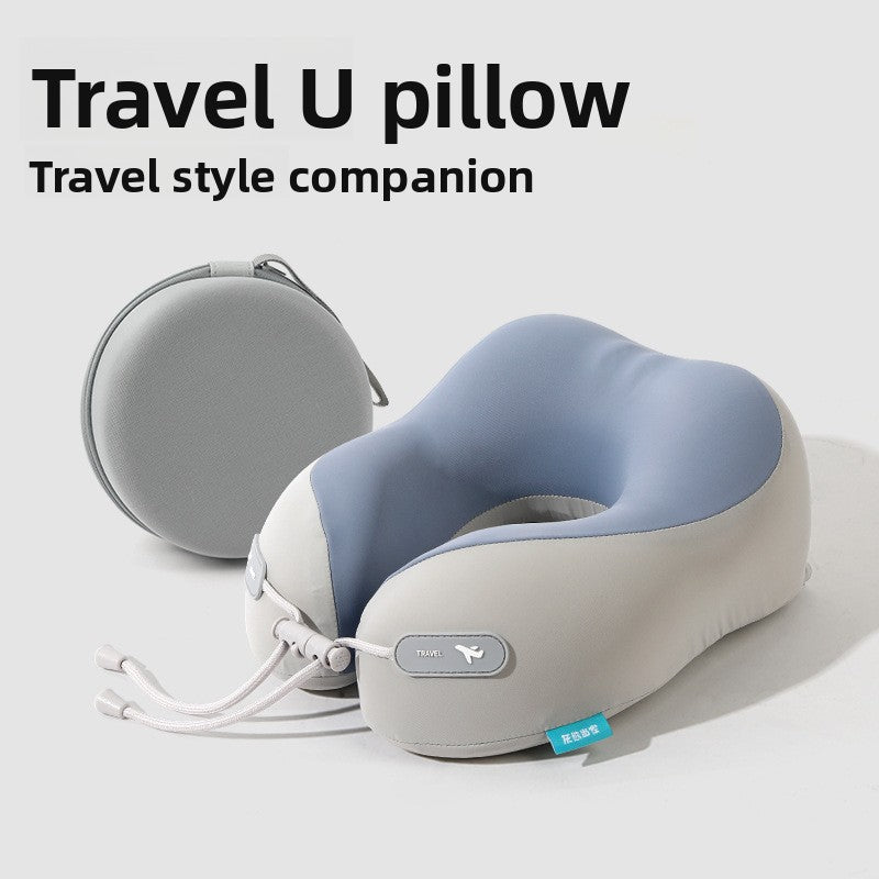 NUVERIX Hooded Memory Foam Travel Pillow — QIUOLA | qiuola.com