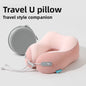 NUVERIX Hooded Memory Foam Travel Pillow — QIUOLA | qiuola.com