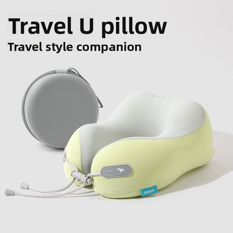 NUVERIX Hooded Memory Foam Travel Pillow — QIUOLA | qiuola.com