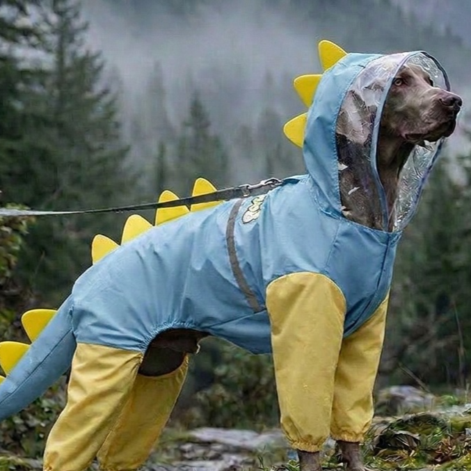 Large Dog Raincoat – Outdoor Rainwear, Sizes 3XL–8XL — QIUOLA | qiuola.com