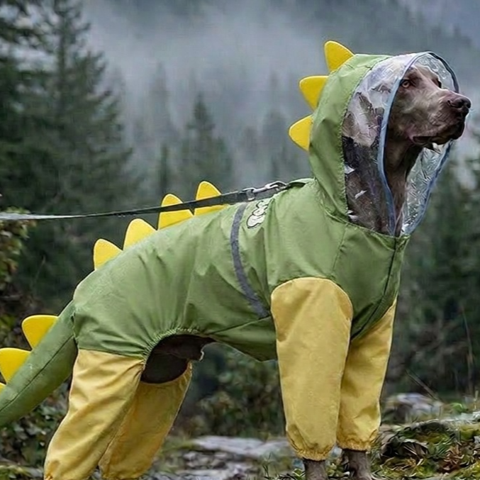 Large Dog Raincoat – Outdoor Rainwear, Sizes 3XL–8XL — QIUOLA | qiuola.com
