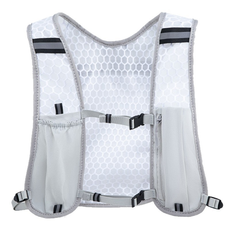 4L Reflective Running Vest with Multi-Pocket Storage — QIUOLA | qiuola.com