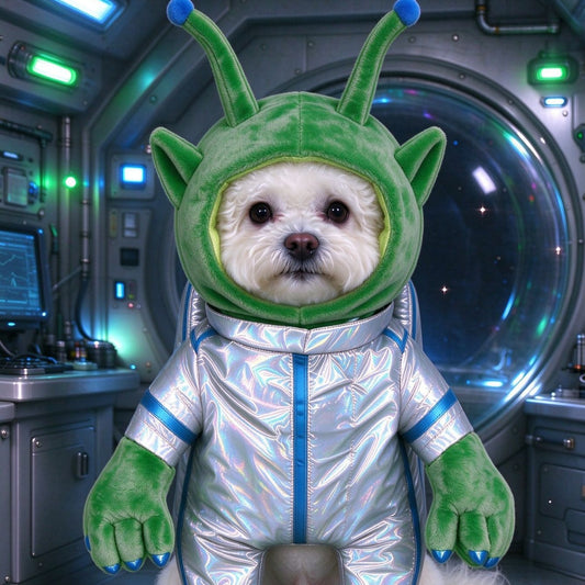 Funny Alien Costume for Small Dogs — QIUOLA | qiuola.com