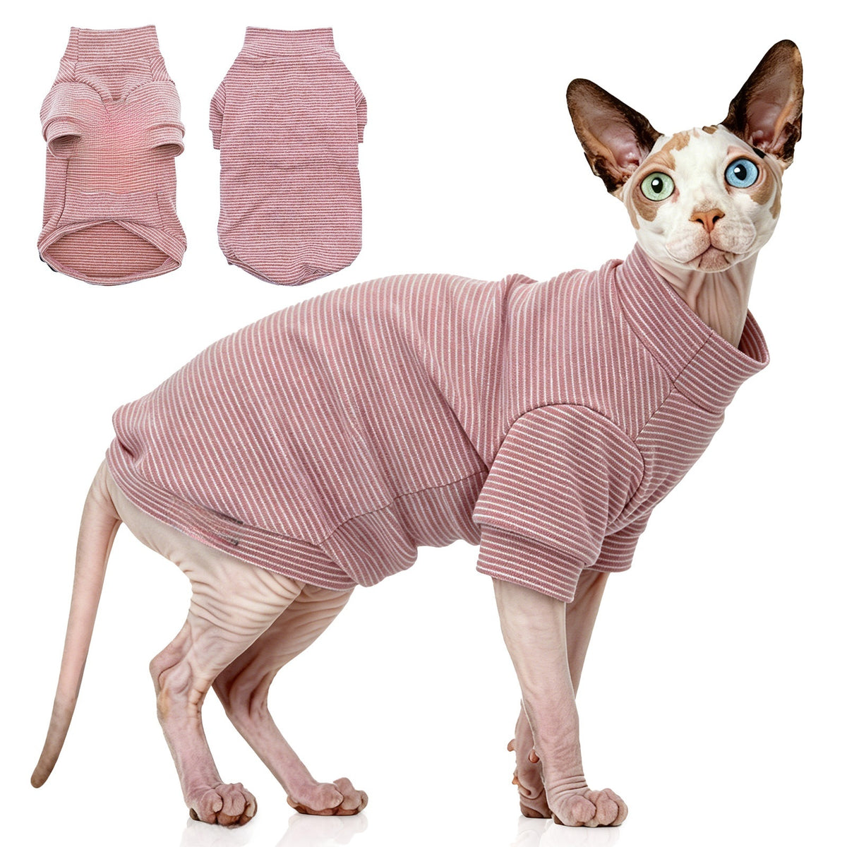 Two-Leg Pet Shirt in Striped & Solid Colours — QIUOLA | qiuola.com