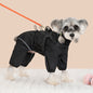 Four-Legged Winter Pet Coat with Integrated Leash Attachment — QIUOLA | qiuola.com