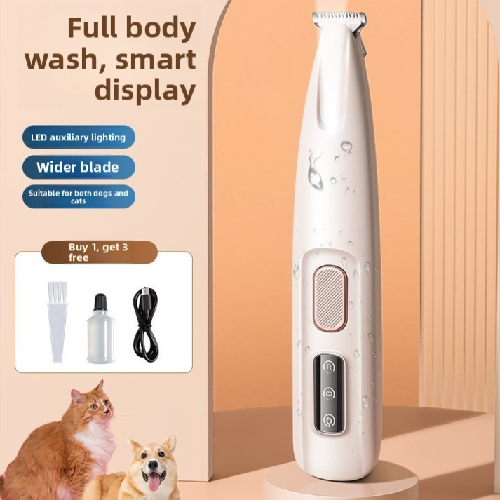 Rechargeable Pet Paw Trimmer with LED Light — QIUOLA | qiuola.com