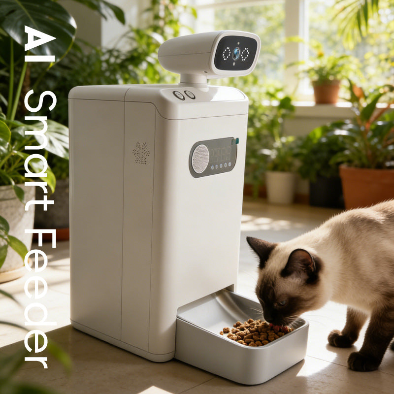 3.5L Wi-Fi Automatic Pet Feeder with Camera — QIUOLA | qiuola.com