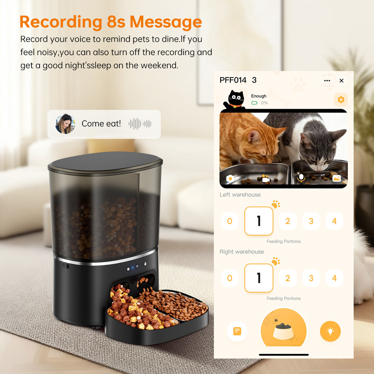 Pet Feeder with Camera — QIUOLA | qiuola.com