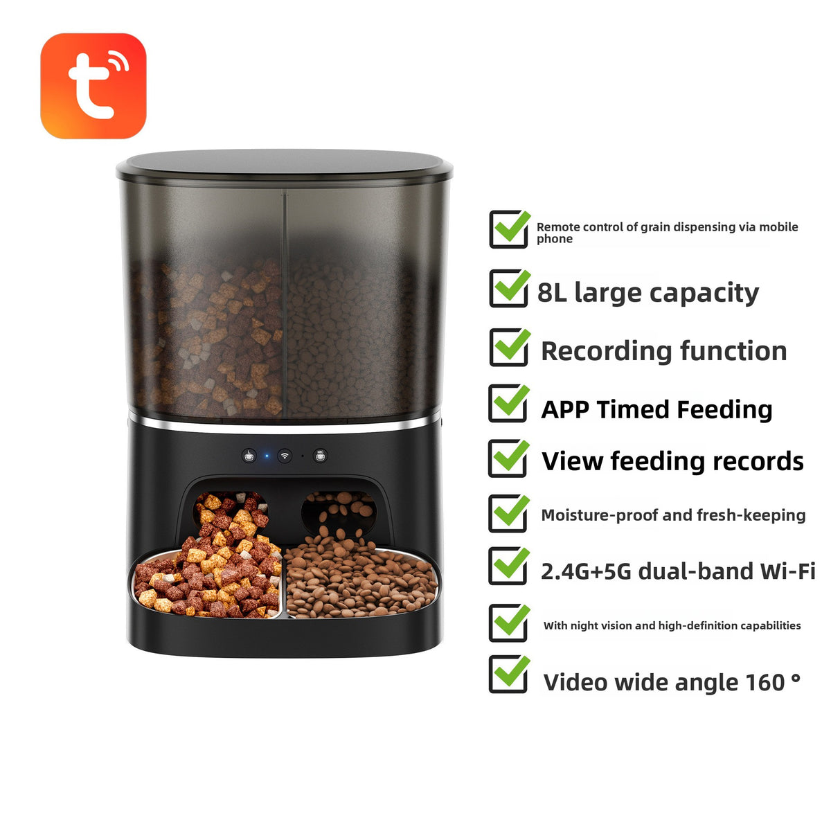 Pet Feeder with Camera — QIUOLA | qiuola.com