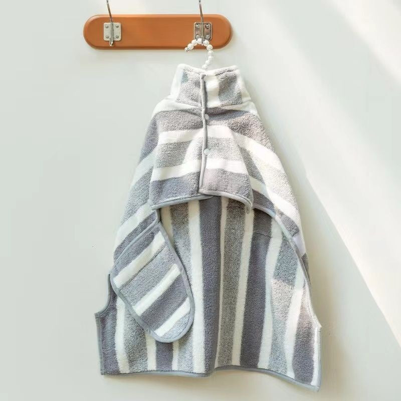Hooded Coral Fleece Dog Bathrobe, XS–3XL — QIUOLA | qiuola.com