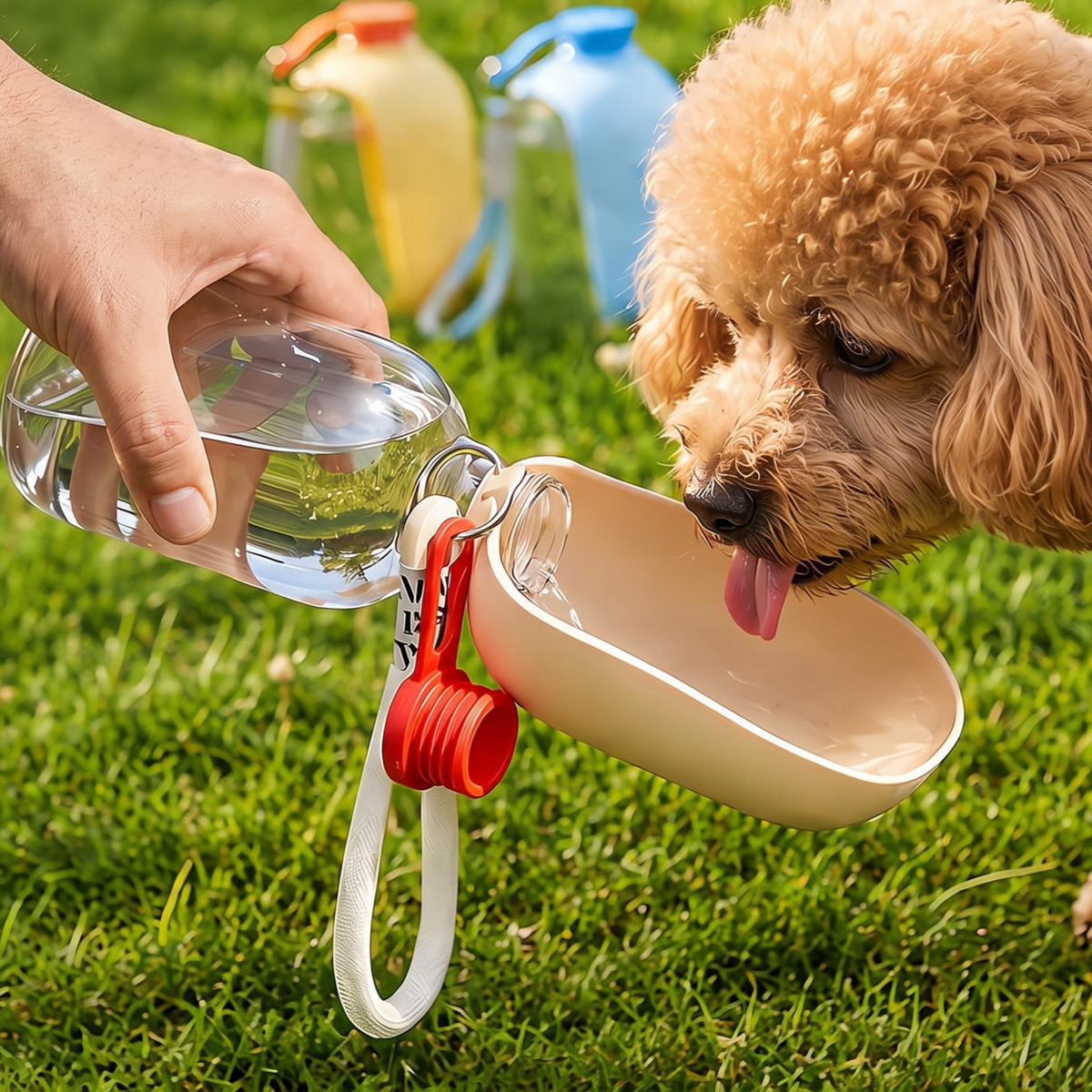 300ml Collapsible Silicone Pet Travel Water Cup — QIUOLA | qiuola.com